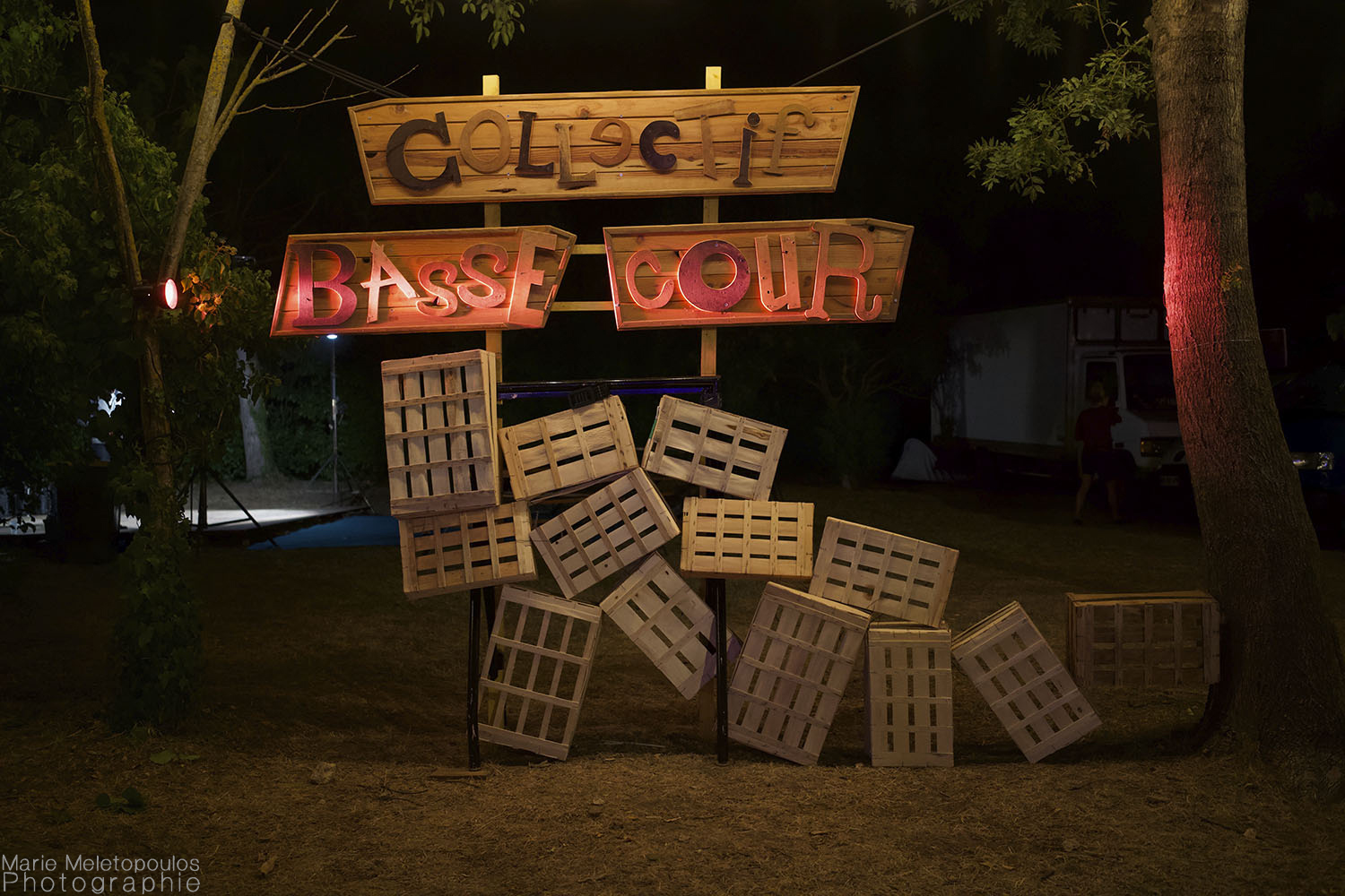 Photo panneau Collectif la Base Cour