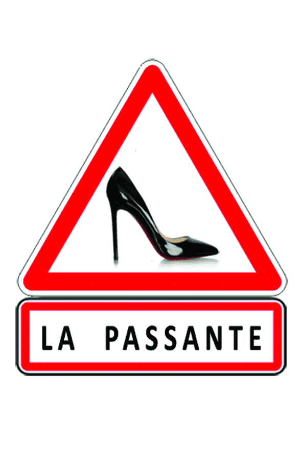 escarpins panneau de signalisation